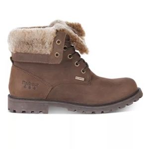 Barbour® Hamsterley Lined Waterproof Leather Boots size 9